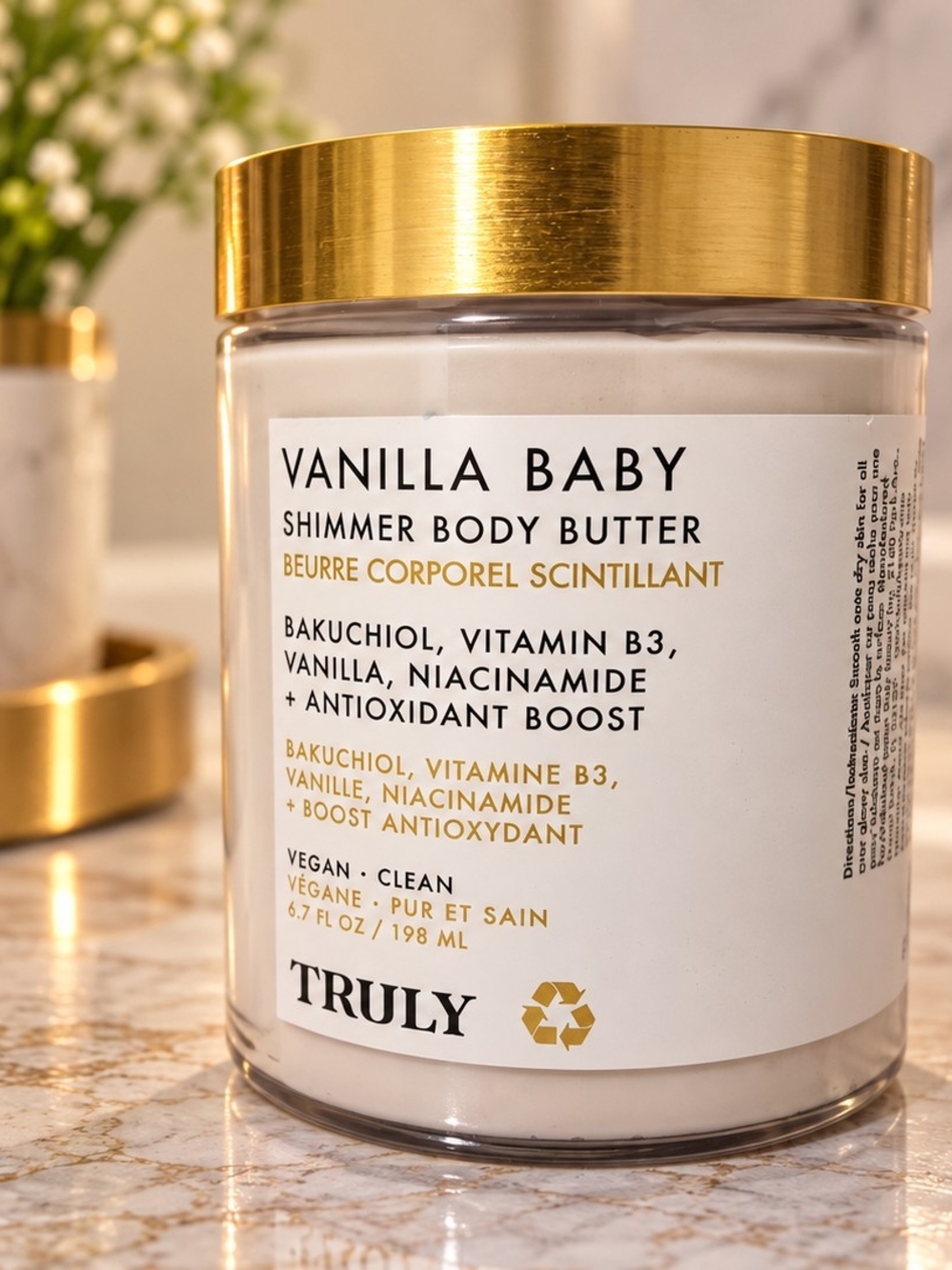 TRULY Vanilla Baby Shimmer Body Butter - New And Sealed